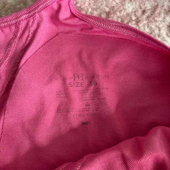 Ruby Ribbon Hot Pink Lace Trim Support Camisole Shapewear Style 3024 Size 36 - Picture 4 of 5